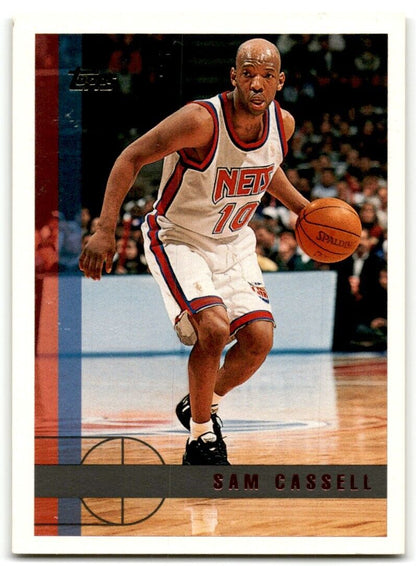 1997-98 Topps Chrome Refractors Sam Cassell New Jersey Nets #102