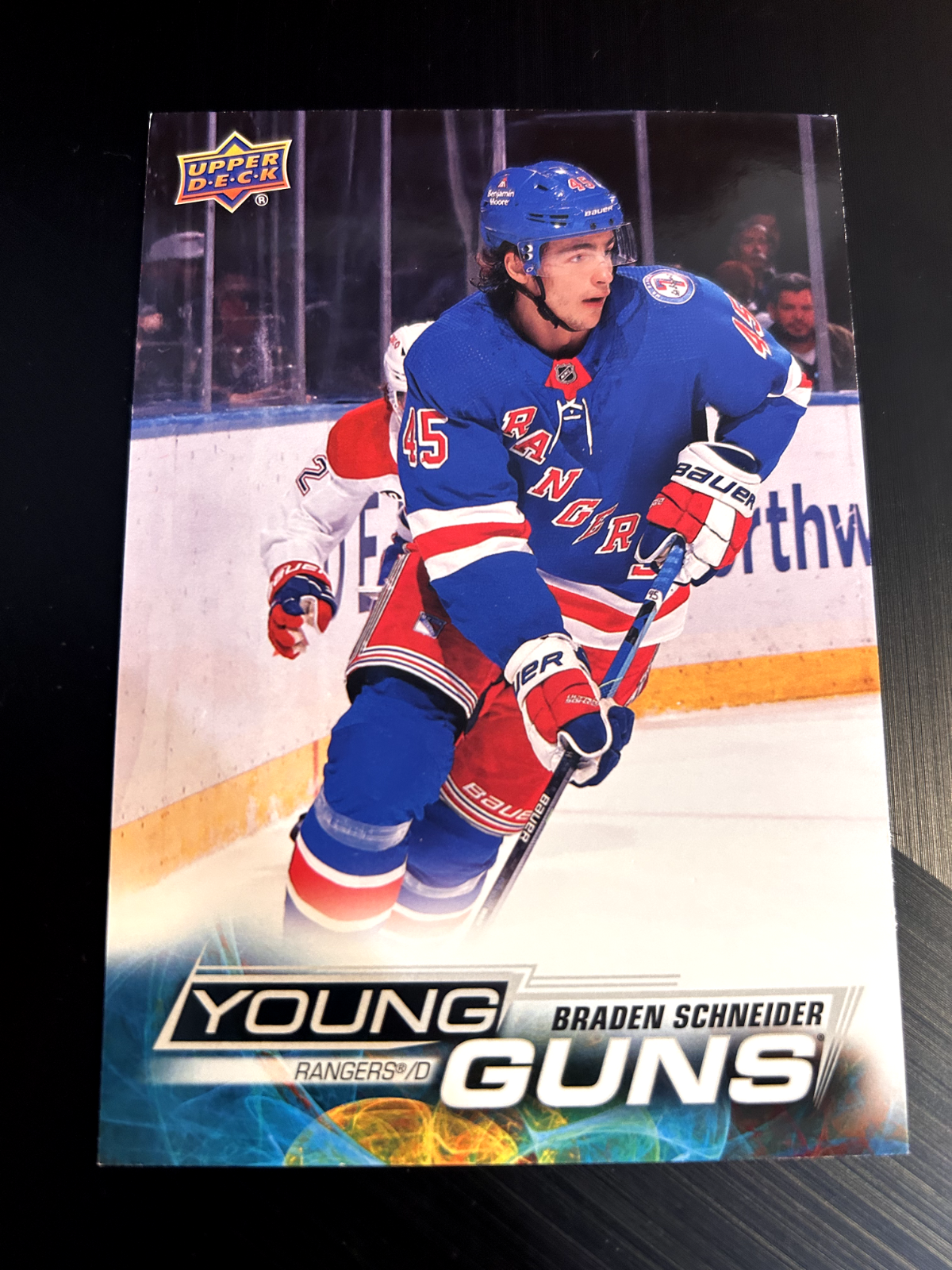 2022-23 Upper Deck Young Guns #214 Braden Schneider New-York Rangers JUMBO