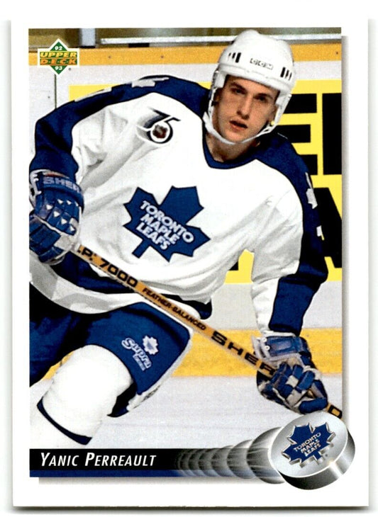 1992-93 Upper Deck Yanic Perreault Rookie Toronto Maple Leafs #70