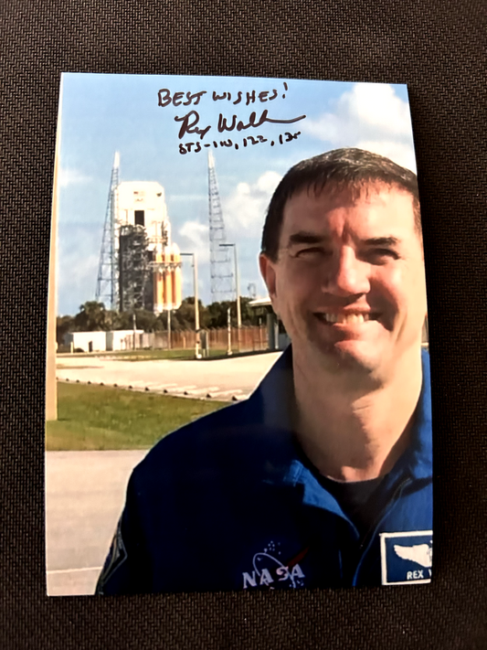 NASA Astronaut  REX WALHEIM Authentic Hand Signed Autograph 5X7