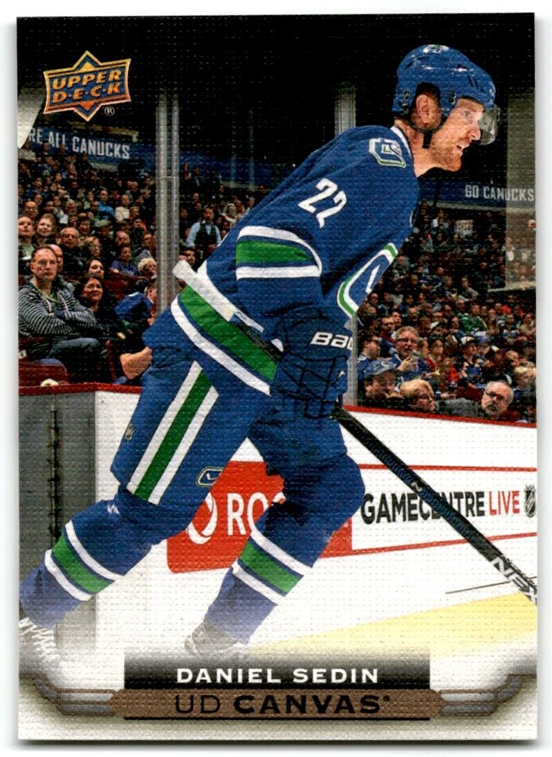 2015-16 Upper Deck UD Canvas Daniel Sedin Vancouver Canucks #C202