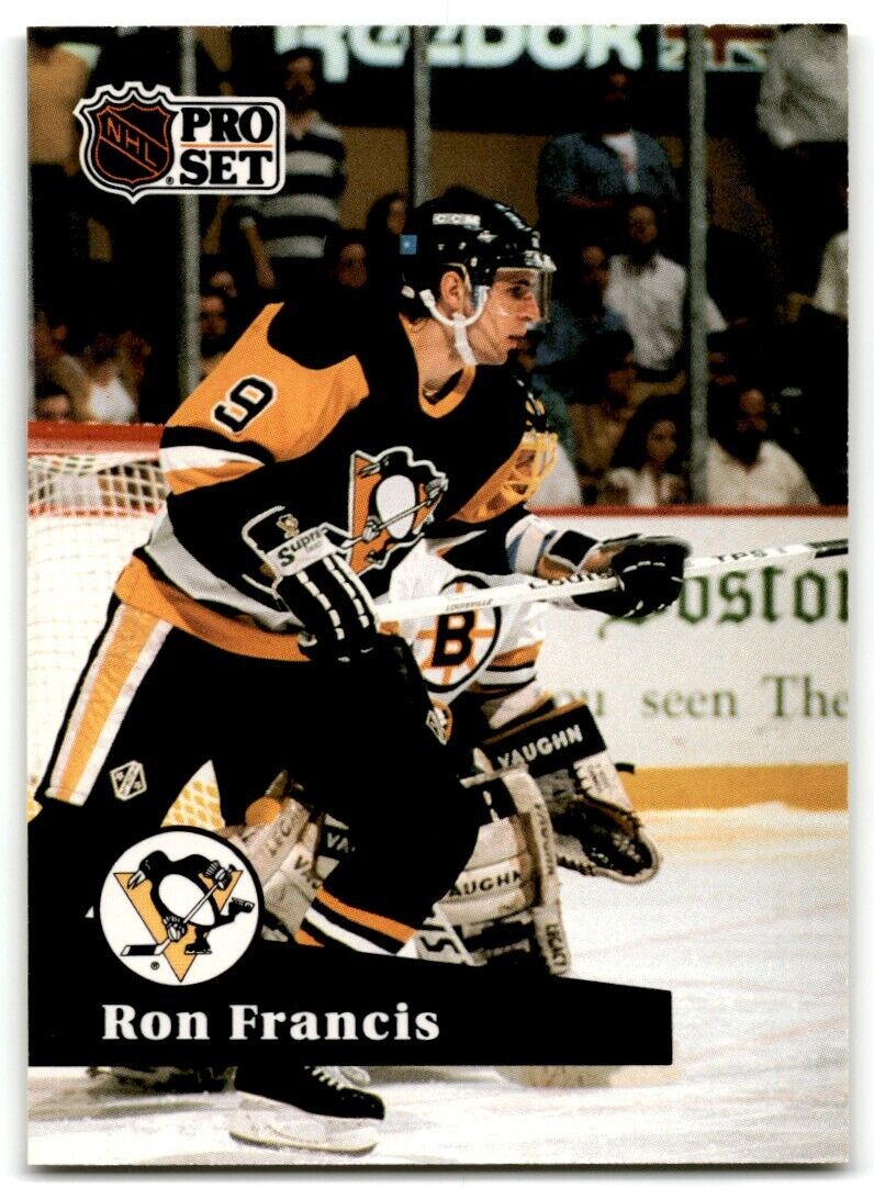 1991-92 Pro Set Ron Francis Pittsburgh Penguins #188