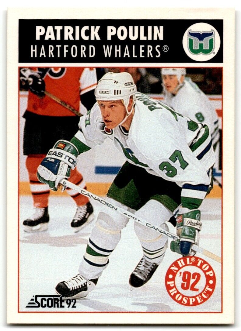 1992-93 Score Patrick Poulin Hartford Whalers #478