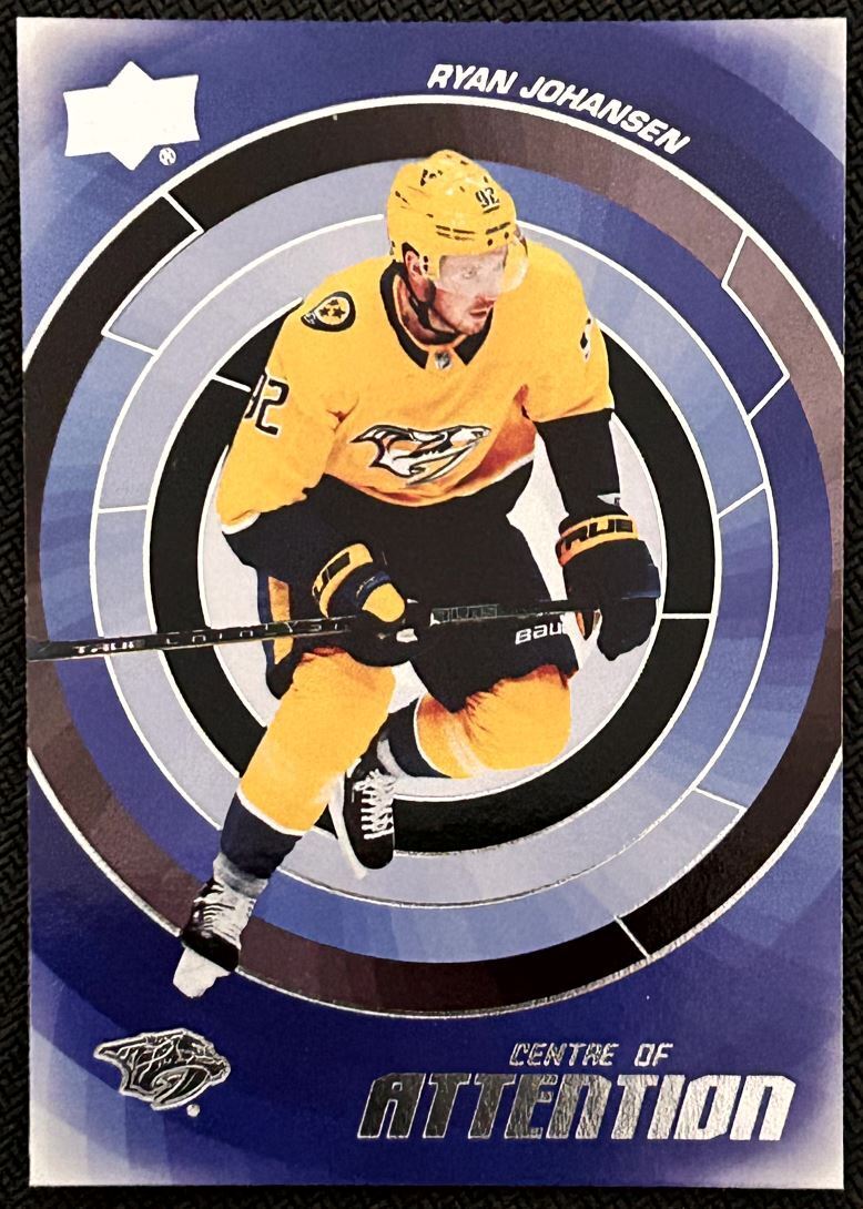 2022-23 Upper Deck Centre of Attention Ryan Johansen Nashville Predators #CA-11