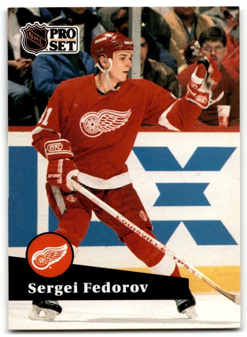 1991-92 Pro Set Sergei Fedorov Detroit Red Wings #53