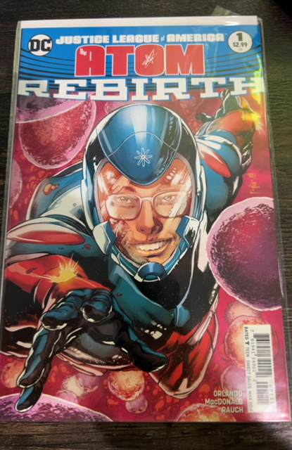 Justice League of America The Atom #1 DC Comics Rebirth 2017