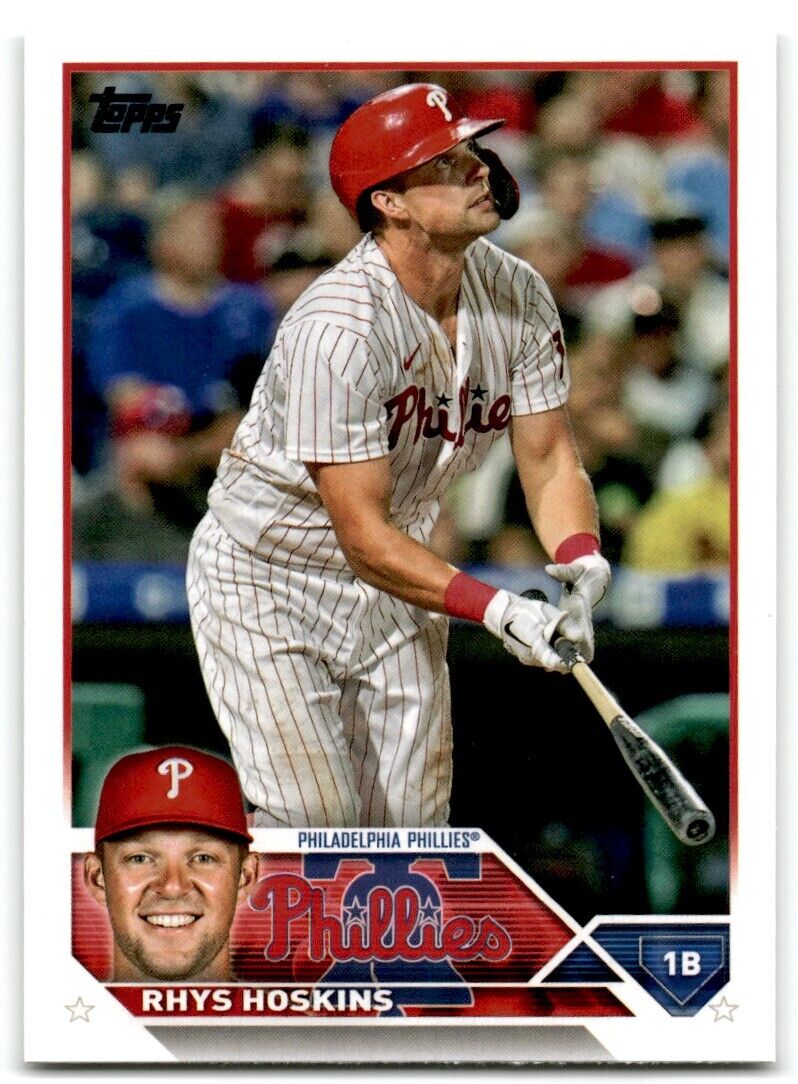 2023 Topps Rhys Hoskins Philadelphia Phillies #221