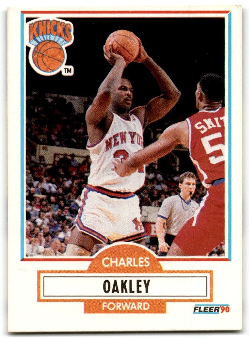 1990-91 Fleer Charles Oakley New York Knicks #128