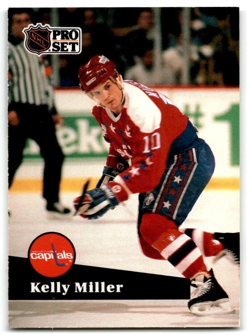 1991-92 Pro Set Kelly Miller Washington Capitals #256