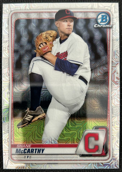 2020 Bowman Chrome Prospects Mojo Shane McCarthy Cleveland Indians #BCP-179