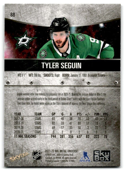 2021-22 Skybox Metal Universe Tyler Seguin Dallas Stars #88