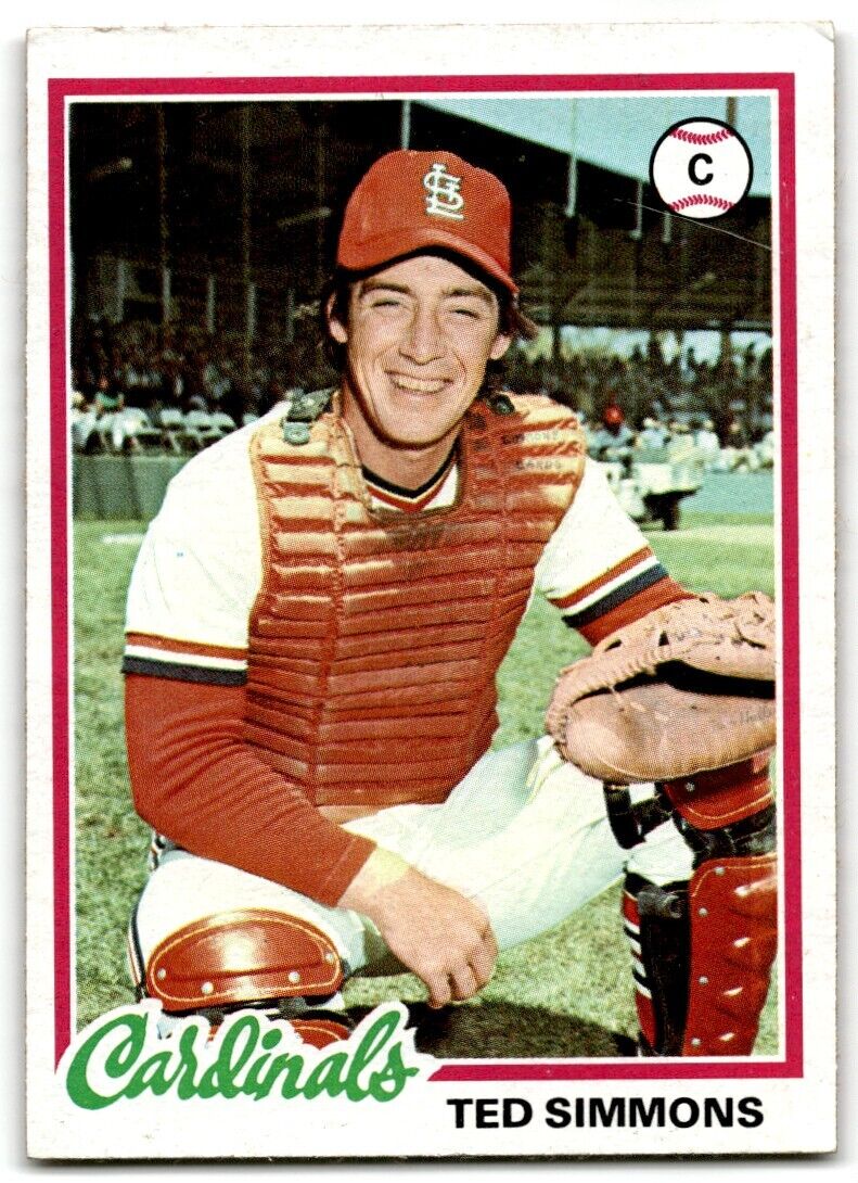 1978 Topps Ted Simmons St. Louis Cardinals #380