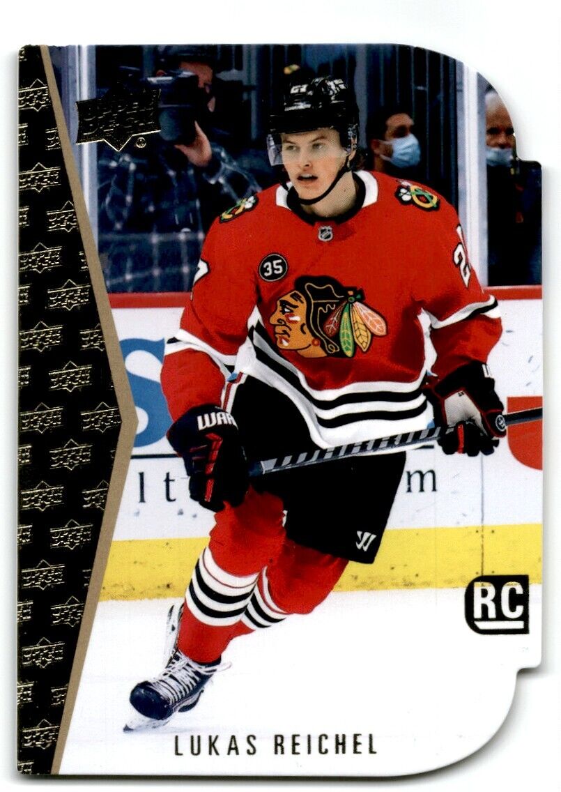 2022-23 Upper Deck Rookie Die-Cut Lukas Reichel Rookie Chicago Blackhawks #RDT-5