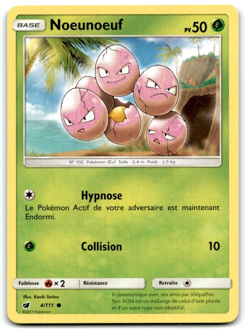 2017 Sun & Moon - Crimson Invasion Exeggcute Basic/Common #4