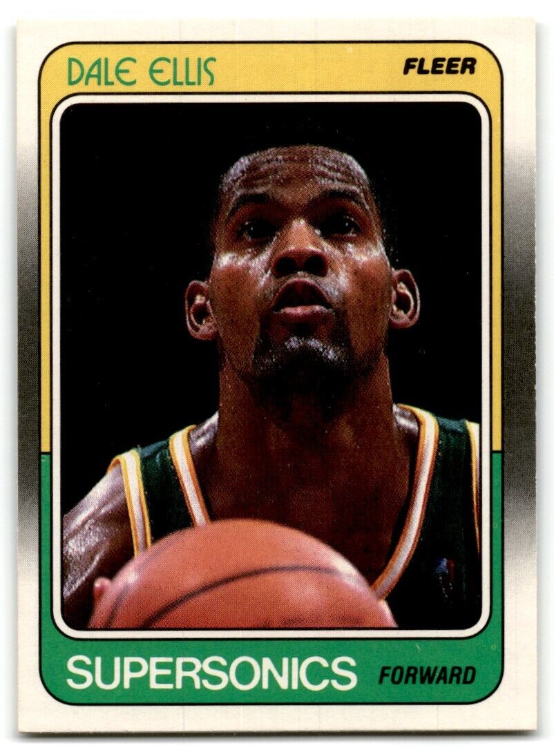 1988-89 Fleer Dale Ellis Seattle SuperSonics #107