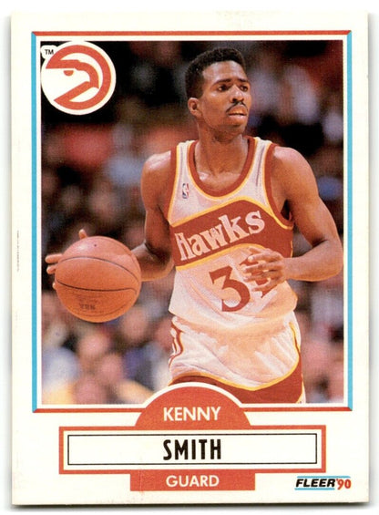 1990-91 Fleer Update Kenny Smith Houston Rockets #U-36