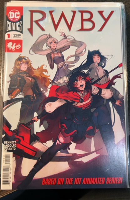 RWBY#1 (2019)”Hit Animated Series” Stone Cover