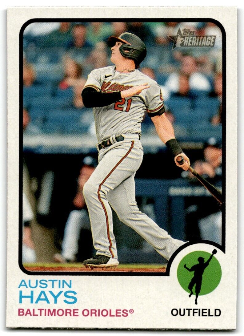 2022 Topps Heritage Austin Hays Baltimore Orioles #49