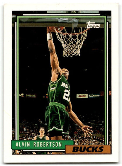 1992-93 Topps Alvin Robertson Milwaukee Bucks #169