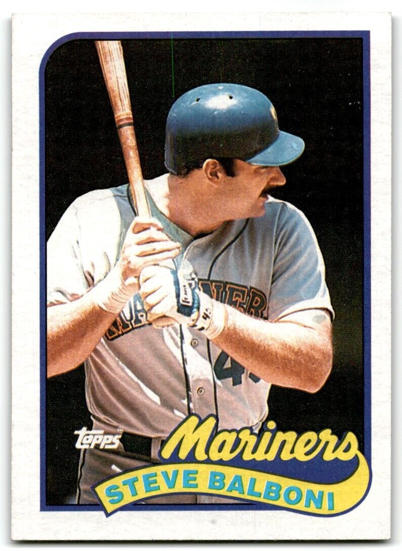 1989 Topps Steve Balboni Seattle Mariners #336