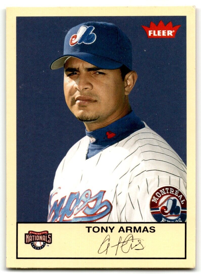 2005 Fleer Tony Armas Jr. Washington Nationals #66