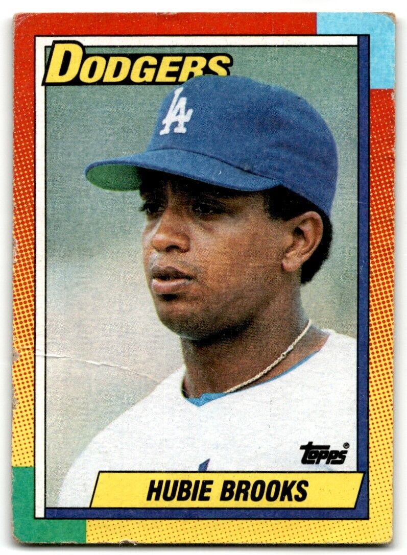 1990 Topps Traded Hubie Brooks Los Angeles Dodgers #14T