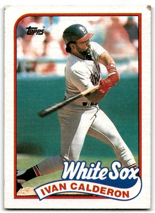 1989 Topps Ivan Calderon Chicago White Sox #656