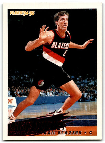 1994-95 Fleer Chris Dudley Portland Trail Blazers #357