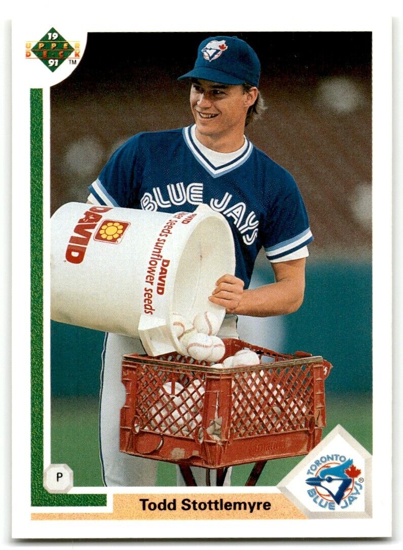 1991 Upper Deck Todd Stottlemyre Toronto Blue Jays #257