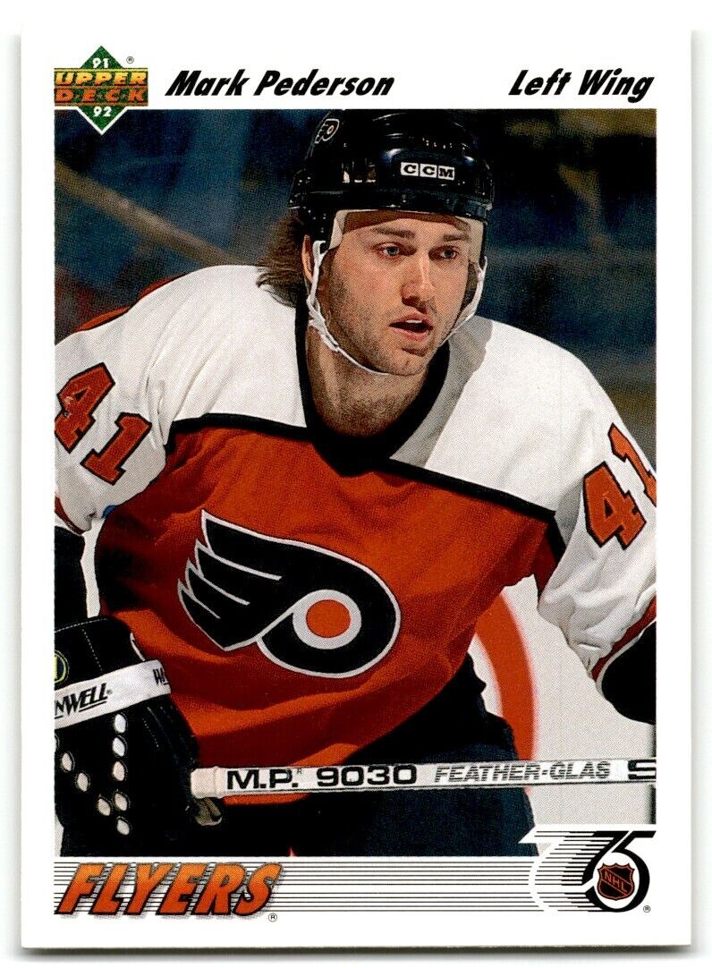 1991-92 Upper Deck Mark Pederson Philadelphia Flyers #363