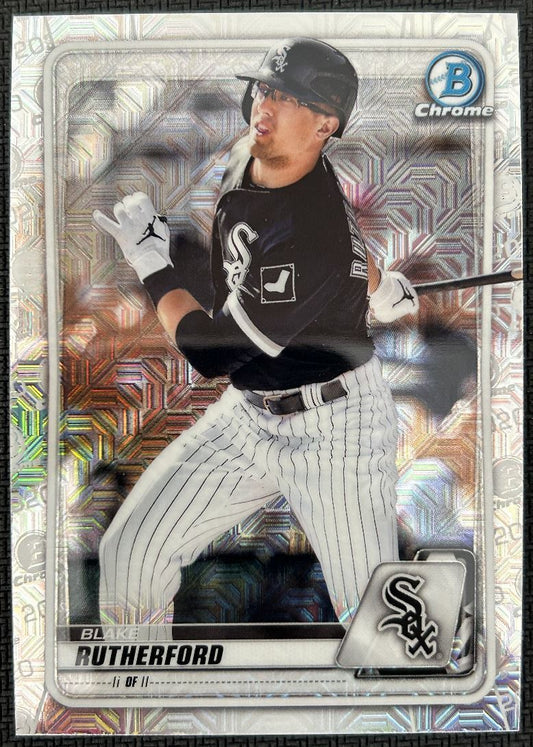 2020 Bowman Chrome Prospects Mojo Blake Rutherford Chicago White Sox #BCP-211