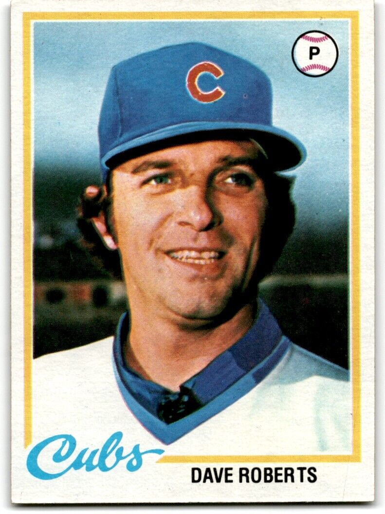 1978 Topps Dave Roberts Chicago Cubs #501