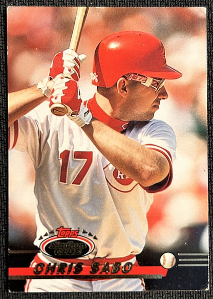 1993 Topps Stadium Club Chris Sabo Cincinnati Reds #286