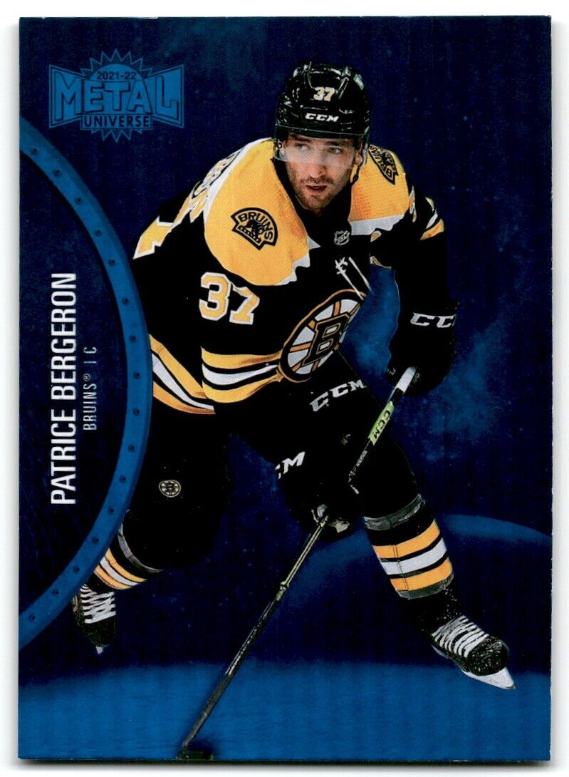 2021-22 Skybox Metal Universe Patrice Bergeron Boston Bruins #76