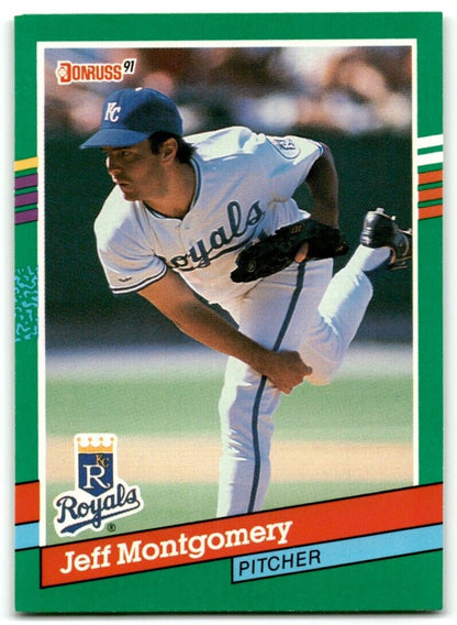 1991 Donruss Jeff Montgomery Kansas City Royals #505