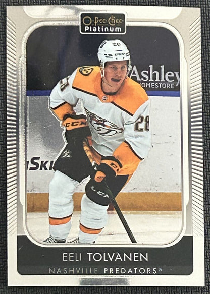 2021-22 O-Pee-Chee Platinum Marquee Rookies EEli Tolvanen Rookie Nashville