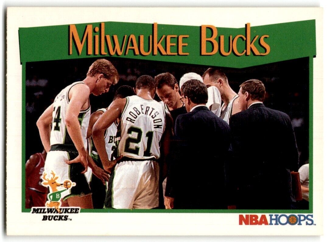 1991-92 Hoops Milwaukee Bucks Milwaukee Bucks #288