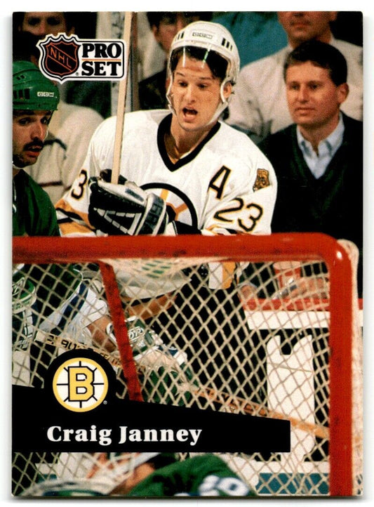 1991-92 Pro Set Craig Janney Boston Bruins #2