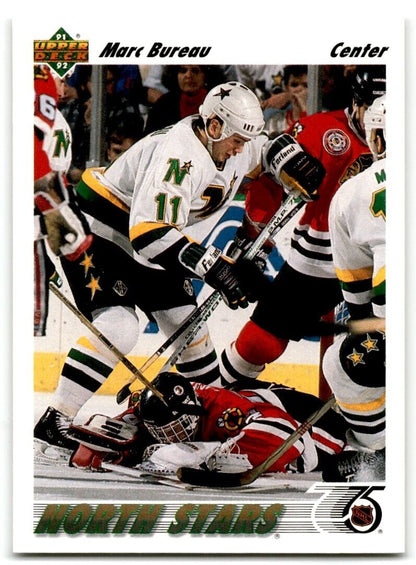 1991-92 Upper Deck Marc Bureau Minnesota North Stars #274