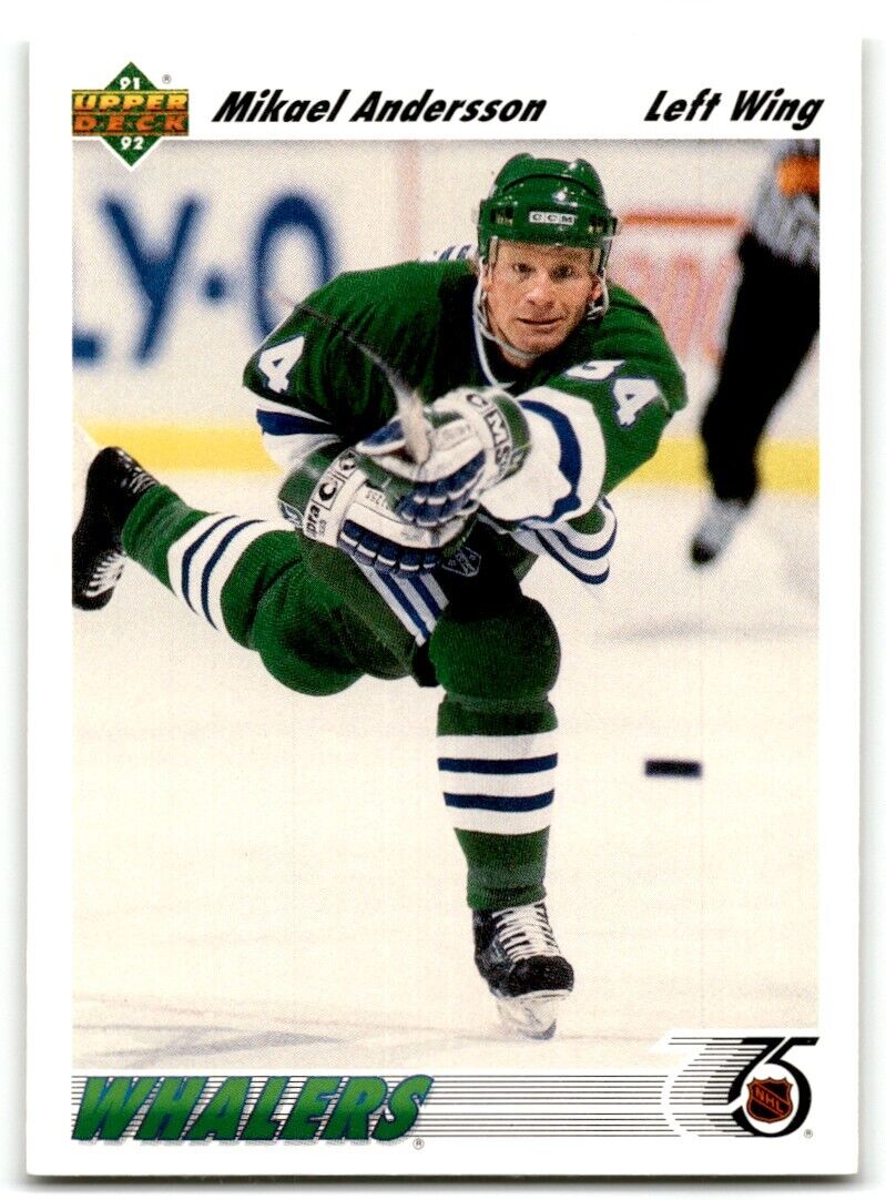 1991-92 Upper Deck Mikael Andersson Hartford Whalers #238