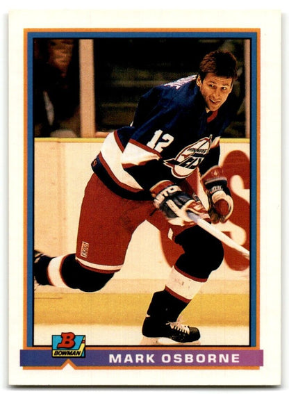 1991-92 Bowman Mark Osborne Winnipeg Jets #209