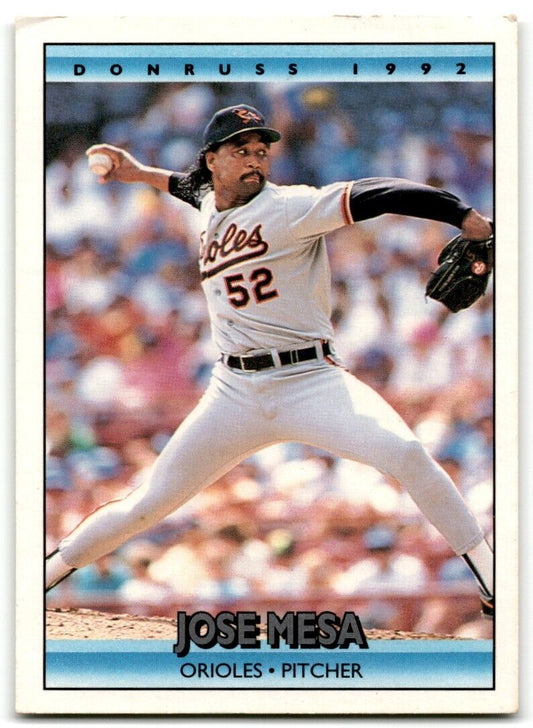 1992 Donruss Jose Mesa Baltimore Orioles #773