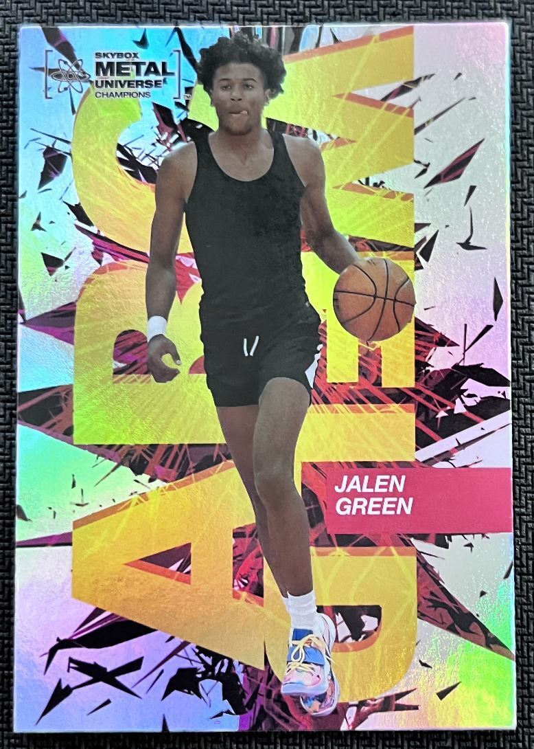 2021-22 Skybox Metal Universe Champion Jalen Green Rookie #AW-2