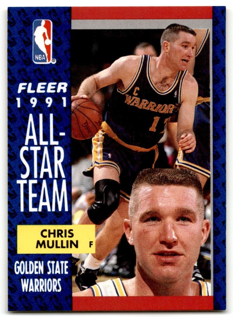 1991-92 Fleer Chris Mullin Golden State Warriors #218