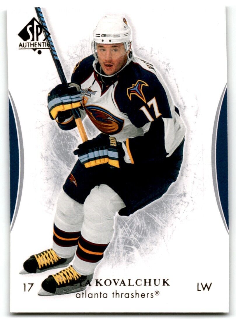 2007-08 SP Authentic Ilya Kovalchuk Atlanta Thrashers #42