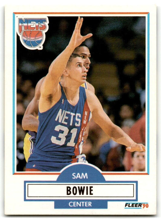 1990-91 Fleer Sam Bowie New Jersey Nets #118