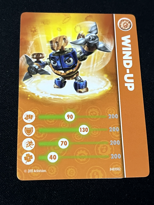 Activision Skylanders Swap Force Trading Card Wind-up