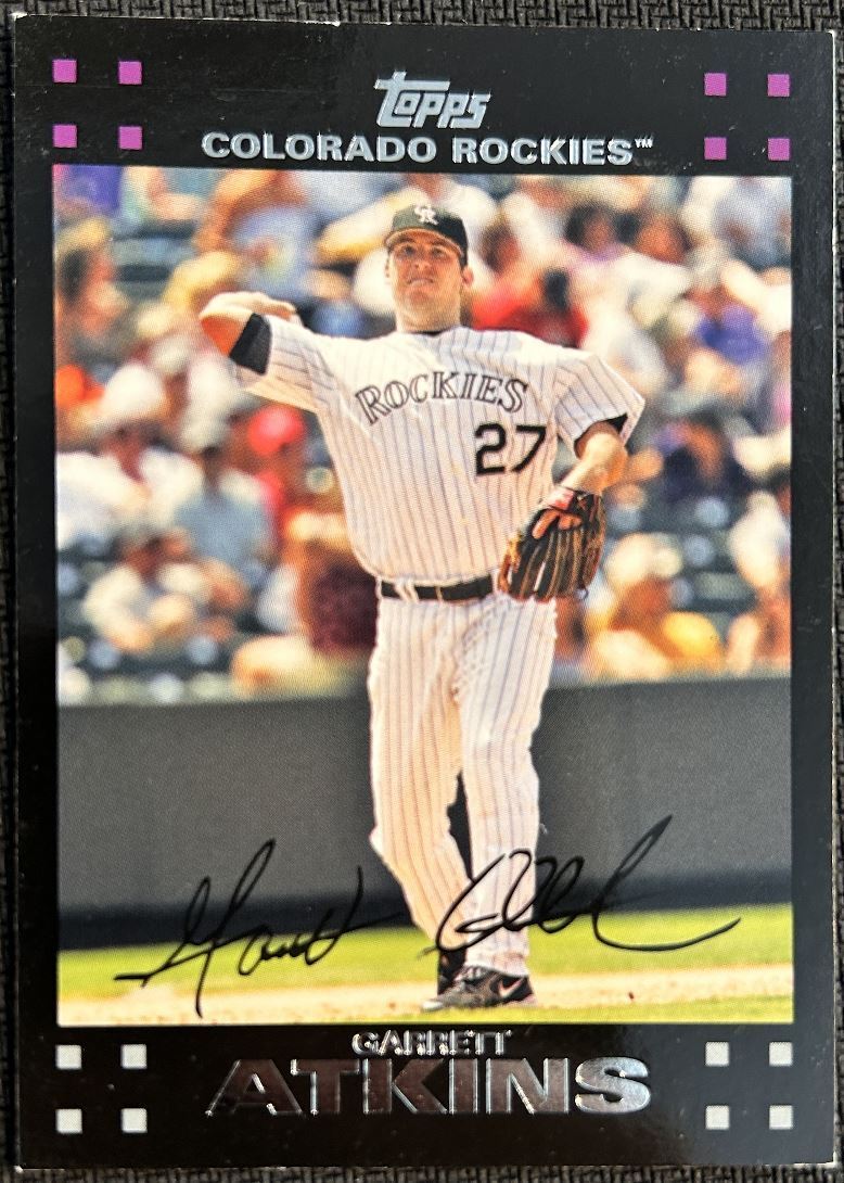 2007 Topps Garrett Atkins Colorado Rockies #620