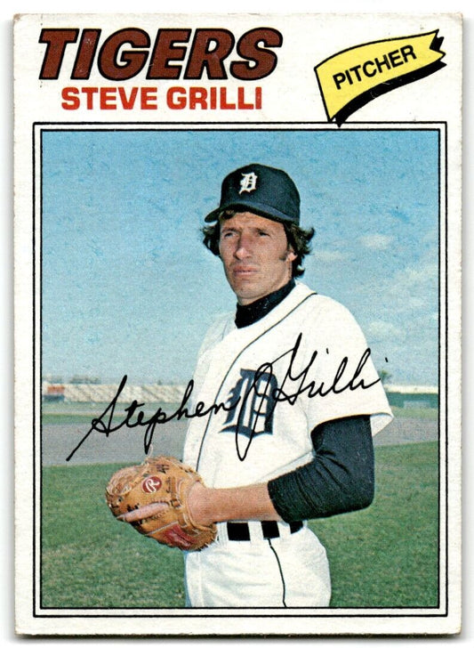 1977 Topps Steve Grilli Detroit Tigers #506