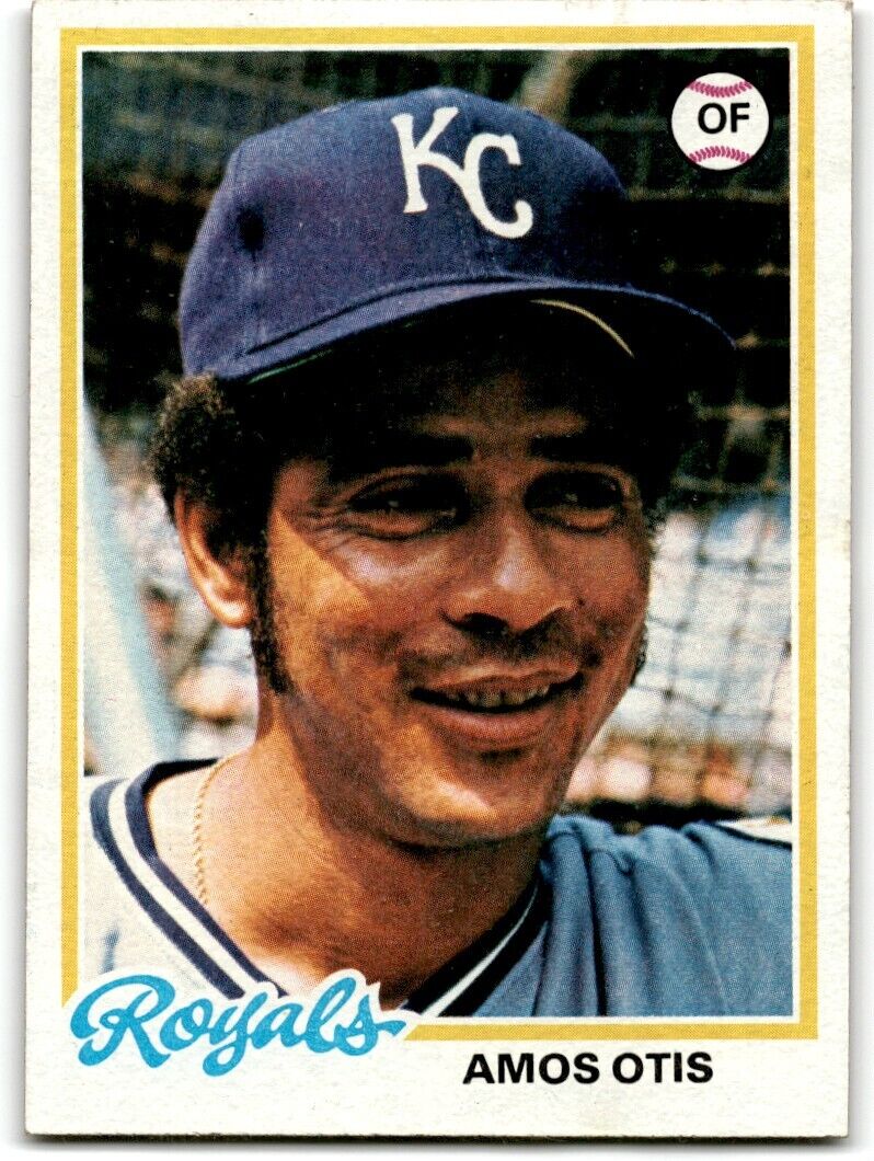 1978 Topps Amos Otis Kansas City Royals #490